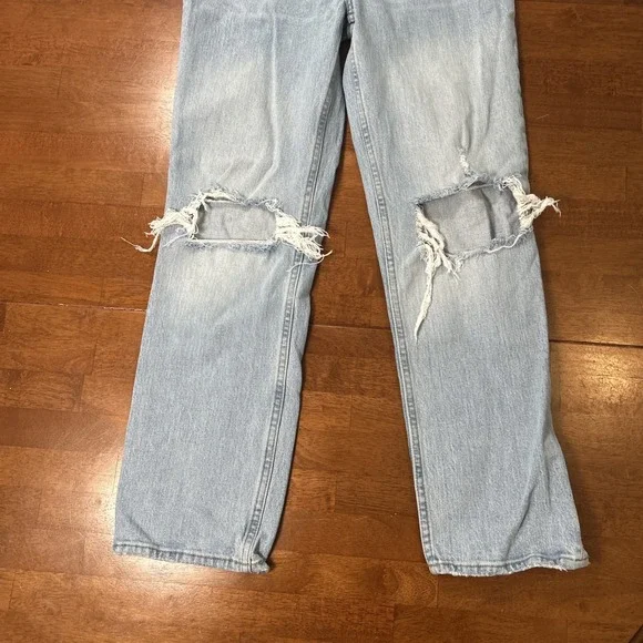 Abercrombie & Fitch Jeans Women's Size 2s The 90s Straight Ultra High Rise Curve - Picture 2 of 14